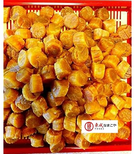 Amazon.co.jp: 北海道産 1等検 干し貝柱 1KG140粒前後入 特大粒 M